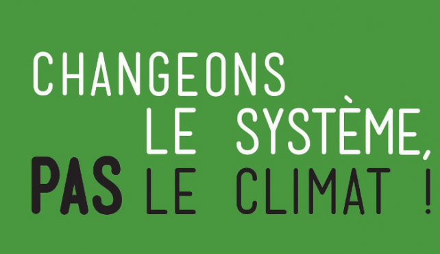 Affiche Alternatiba Lille - Changeons le système, pas le climat!